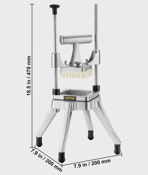 Professionele Groente Fruit Snijmachine - Heavy Duty Dicer & Slicer