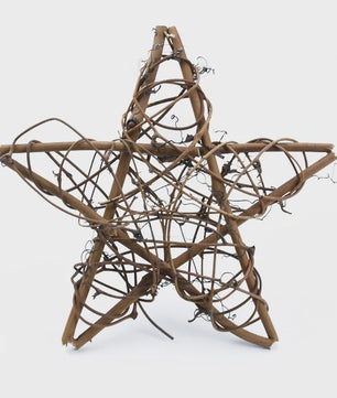 Handgemaakte Rotan Ster Krans Decoratie - 10/15/20cm - Kerst & Bruiloft