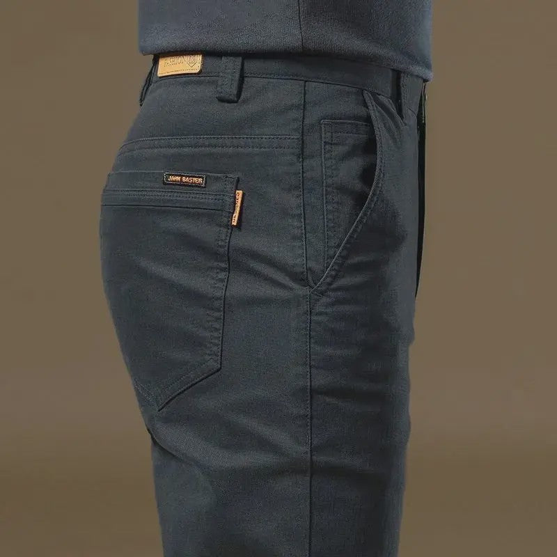 Herfst/Winter Heren Slim Fit Katoenen Broek - Casual & Zakelijk