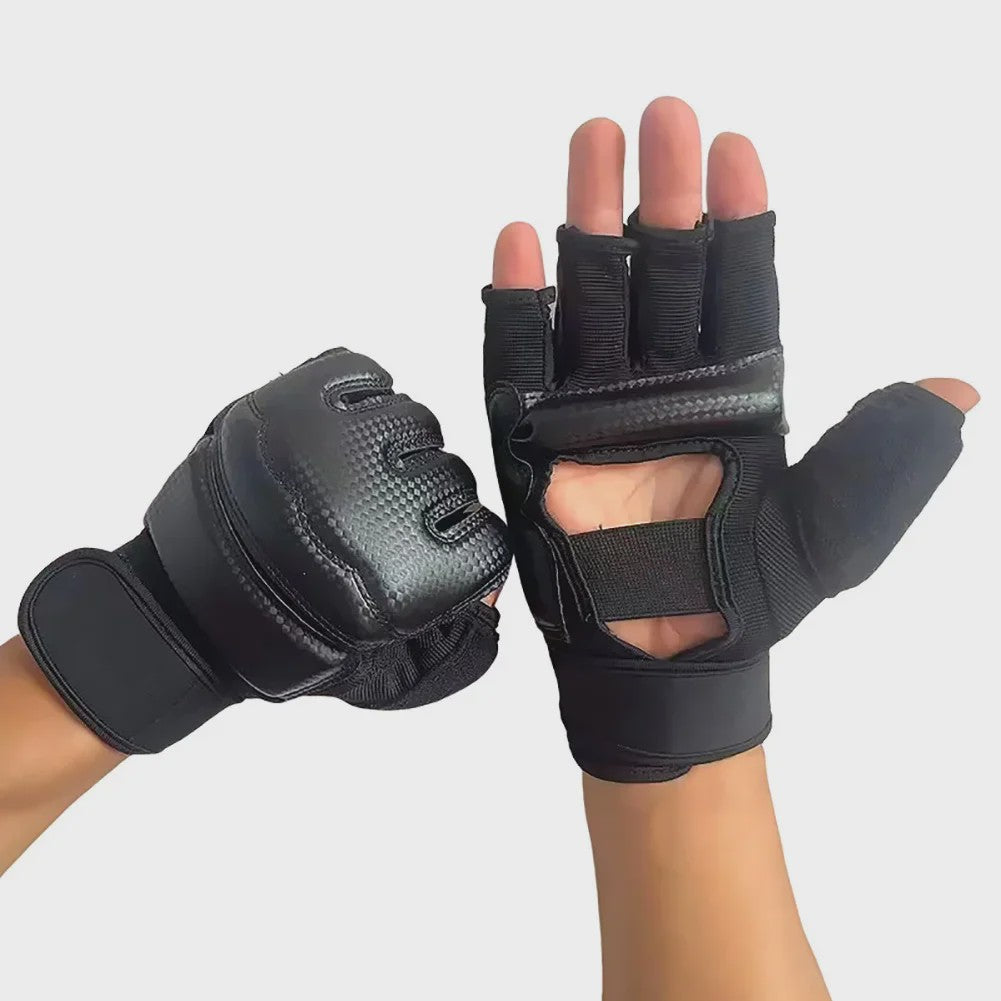 Half Finger Bokshandschoenen PU Leer - MMA, Kickboksen, Karate, Muay Thai Training