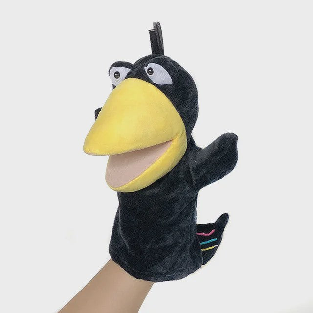 Zachte Pluche Handpoppen - Educatief Speelgoed voor Baby's en Kinderen (Diverse Dieren)