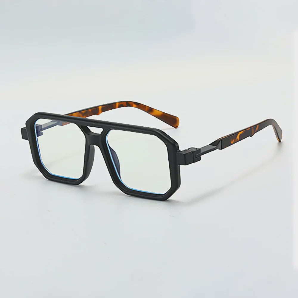 Stijlvolle Anti-Blauw Licht Bril - Transparant Zwart - Heren & Dames