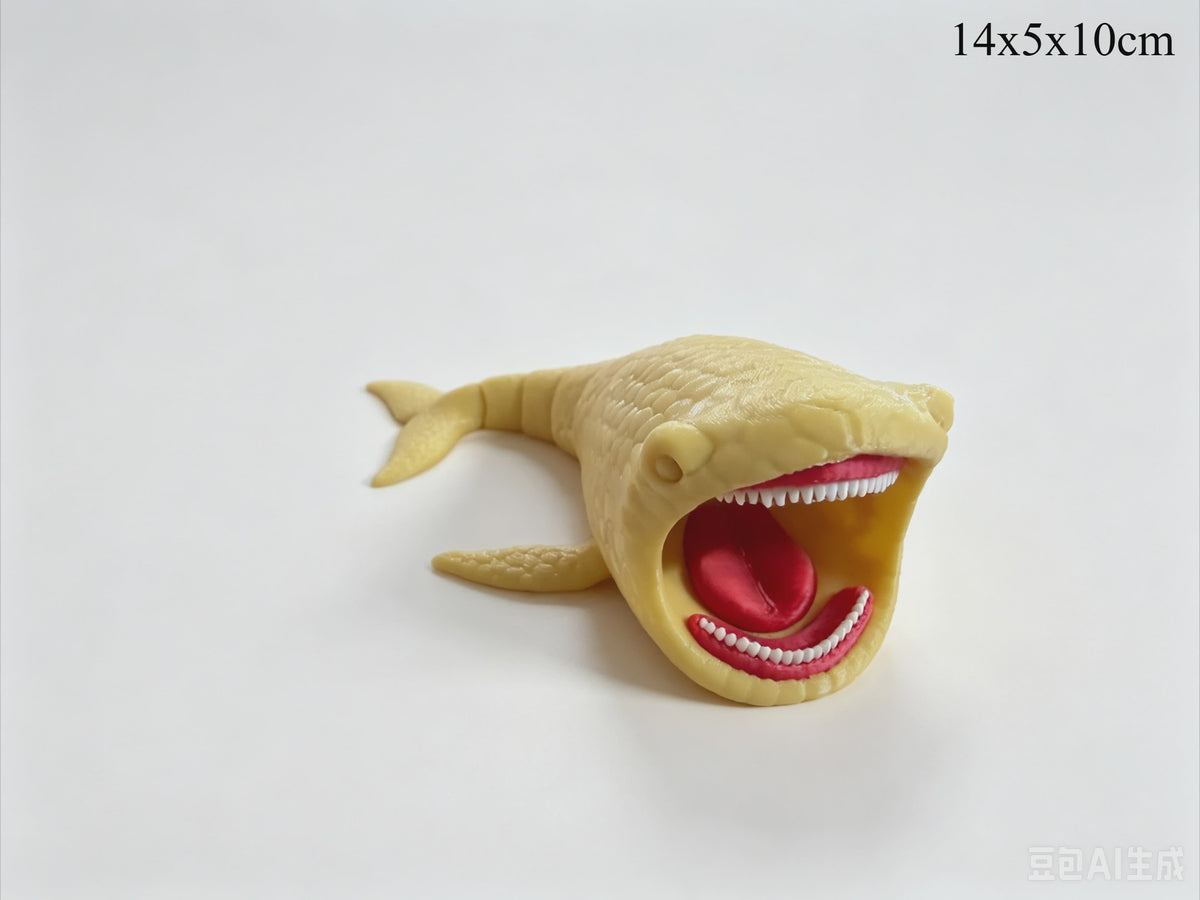3D Geprinte Zeemonster Actiefiguur - Flexibel Speelgoed & Decoratie