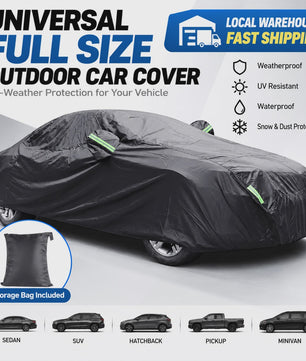 Universele Autohoes XXL/XL - Waterdicht, Sneeuw- en UV-bestendig