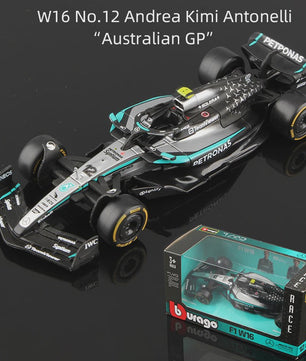 Bburago 1:43 Formule 1 Raceauto Model - Red Bull, Mercedes, Ferrari, McLaren
