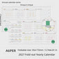 2027 Jaarkalender Navulling voor Planner | A6, A7, M5 | 4-Fold Ontwerp