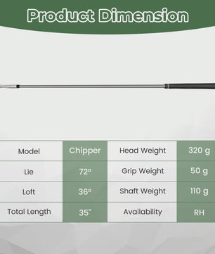 Golf Chipper Club - Perfect voor korte spel training rechtshandigen
