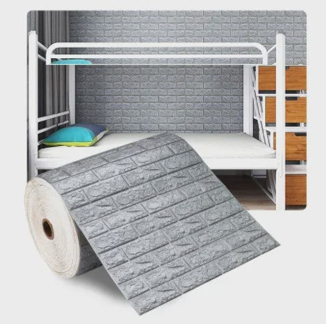Retro 3D Muursticker Imitatie Baksteen - Zelfklevend Behang voor Woonkamer & Keuken