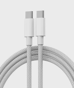 USB-C naar USB-C Kabel - 60W PD Snelladen - Gevlochten Design - Compatibel met iPhone 15, Samsung, Huawei, Xiaomi