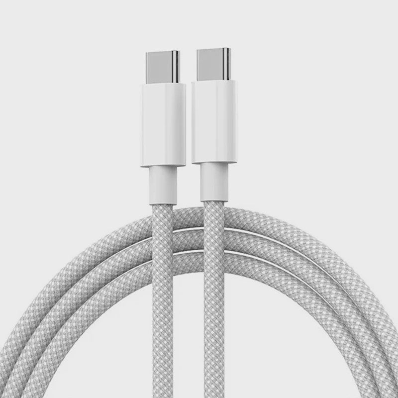 USB-C naar USB-C Kabel - 60W PD Snelladen - Gevlochten Design - Compatibel met iPhone 15, Samsung, Huawei, Xiaomi