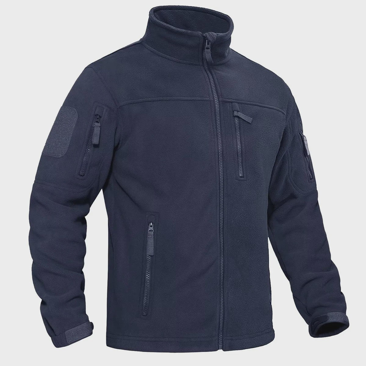 TACVASEN Heren Fleece Jas - Warm, Winddicht & Praktisch met Meerdere Zakken
