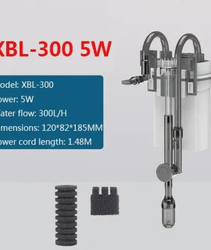 SUNSUN XBL Hang-on Aquarium Filter - Klein, Stil en Efficiënt Extern Filter