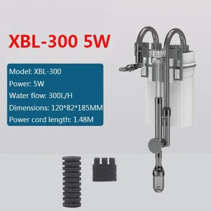 SUNSUN XBL Hang-on Aquarium Filter - Klein, Stil en Efficiënt Extern Filter
