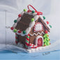 Set van 5 Kerstversiering Gingerbread Huizen - Decoratieve Kerstboom Hangers