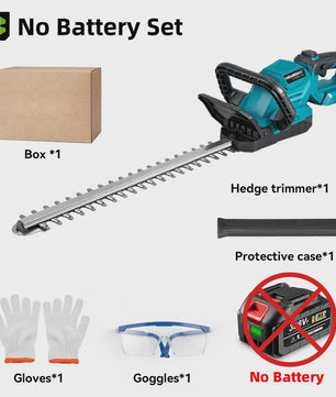Accu Heggenschaar 53cm - 3000 RPM - 180° Verstelbaar - Makita Accu Compatibel