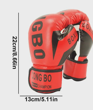 Kinder Bokshandschoenen Leer - Training, Sparring & Fitness - Set van 2