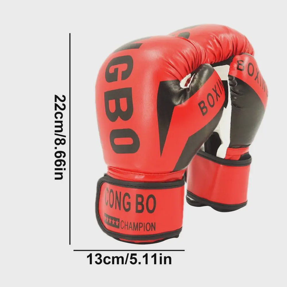 Kinder Bokshandschoenen Leer - Training, Sparring & Fitness - Set van 2