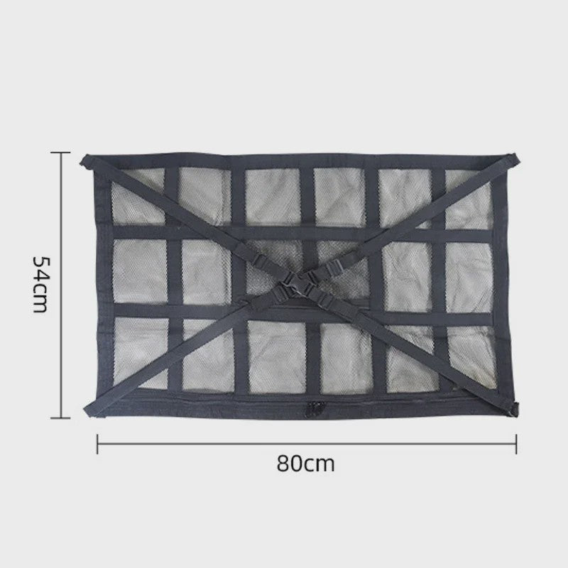Universele Dak Opbergnet voor Auto - 90x65cm - Anti-doorzakken - Organiseer Bagage in SUV/Van