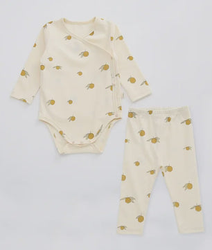 Babykleding Set: Romper met Lange Mouw & Broekje - Herfst/Winter Collectie