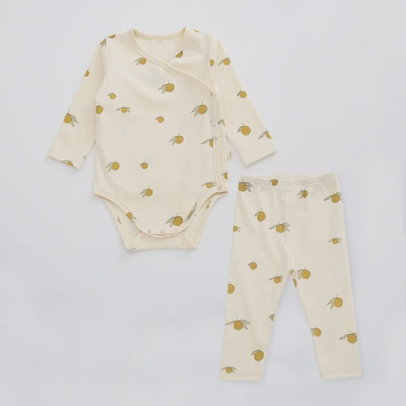 Babykleding Set: Romper met Lange Mouw & Broekje - Herfst/Winter Collectie