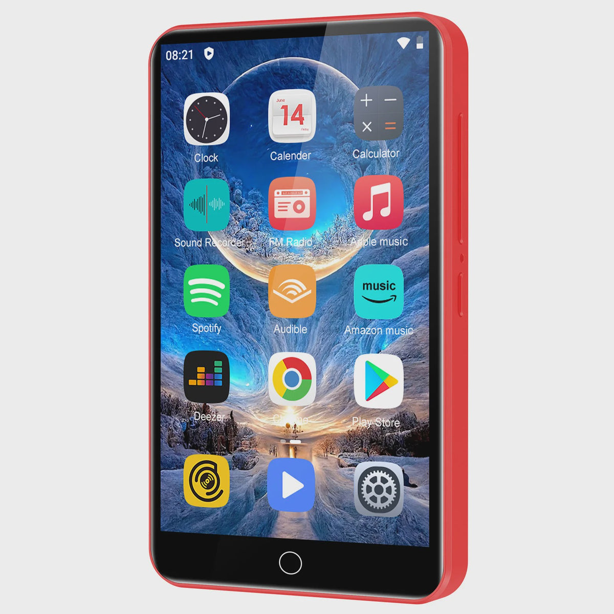 ZAQE M505Pro MP3/MP4 Speler: 4" Touchscreen, Android 9.0, WiFi & Bluetooth
