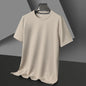Heren Zomer T-shirt met Wafelstructuur en Korte Mouwen - Ronde Hals