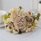 Kunstboeket Bloemcombinatie - Decoratie voor Huis, Bruiloft & Fotografie