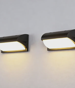 Set van 2 Waterdichte LED Buitenmuurverlichting met Bewegingssensor - IP66 - Tuin, Terras & Balkon