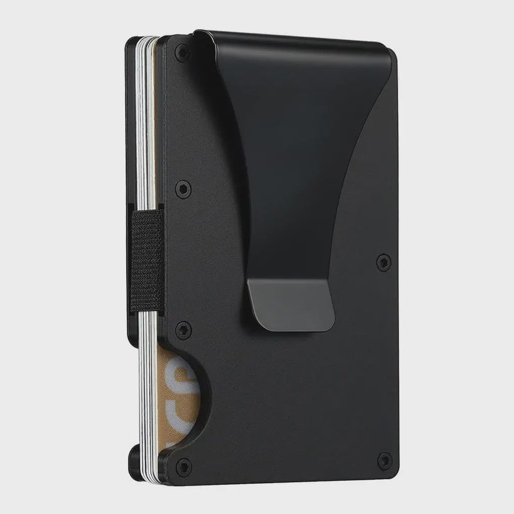 Minimalistische RFID Portemonnee - Slanke Kaarthouder met Geldclip