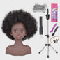 Professionele Pruikenkop met Afro Haar - Trainingshoofd voor Haarstylisten en Vlechters