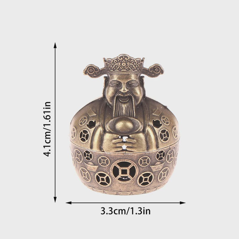 Bronzen Olifant Lotus Wierookbrander - Sfeervolle Decoratie voor Meditatie & Huis