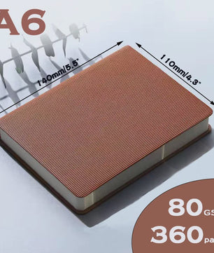 A6 Notitieboek 360 Pagina's - Lijn of Blanco - Dagboek, Planner, Journal