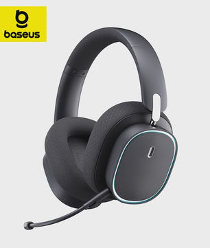Baseus GH02 Gaming Headset: Draadloos, Bluetooth 5.3, 2.4G, RGB, 40mm Drivers, 40u Batterij