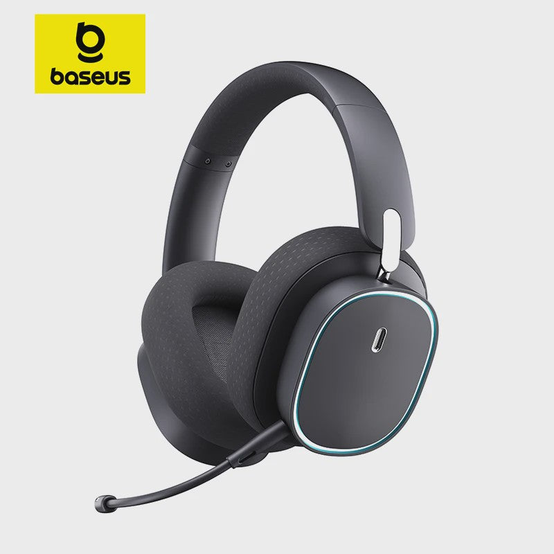 Baseus GH02 Gaming Headset: Draadloos, Bluetooth 5.3, 2.4G, RGB, 40mm Drivers, 40u Batterij