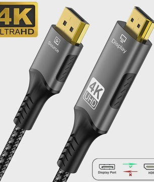 8K DisplayPort naar HDMI Kabel - 8K@60Hz, 4K@120Hz - DP naar HDMI Adapter