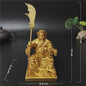 Bronzen Guan Gong Beeld - Feng Shui Resin Beeld voor Huisdecoratie