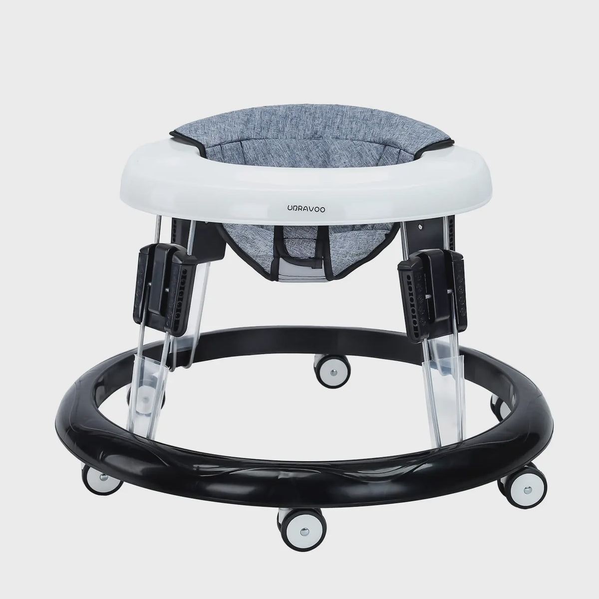 Verstelbare Baby Loopwagen met Afneembare Tray - Veilig en Opvouwbaar voor Kinderen 6-18 Maanden