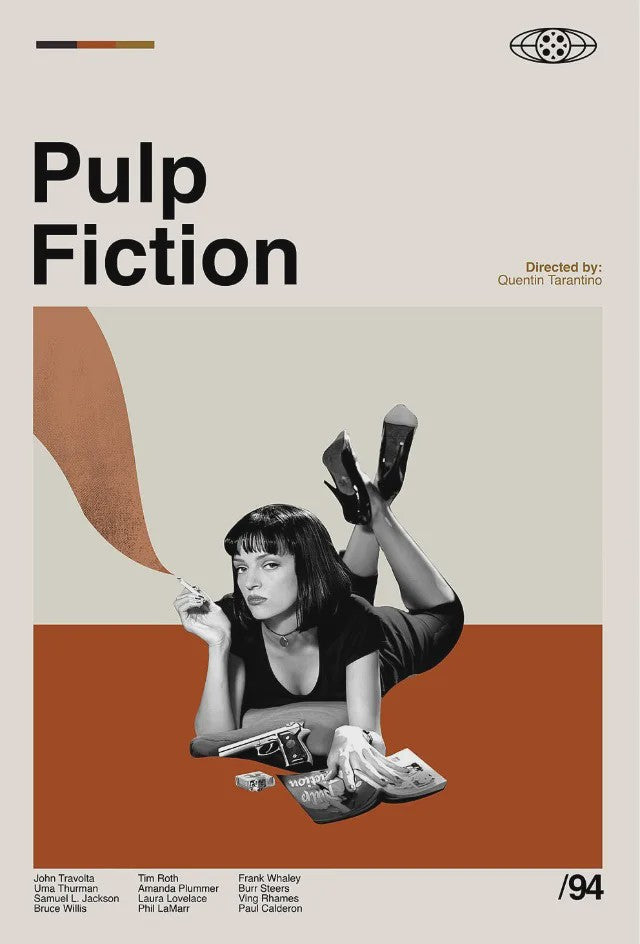 Iconische Film & TV Canvas Posters: Friends, Back to the Future, Pulp Fiction, The Godfather