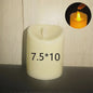 Set van 1-10 LED Kaarsen met Flakkerend Vlam Effect - Flameless Kaarsen voor Feestelijke Decoratie