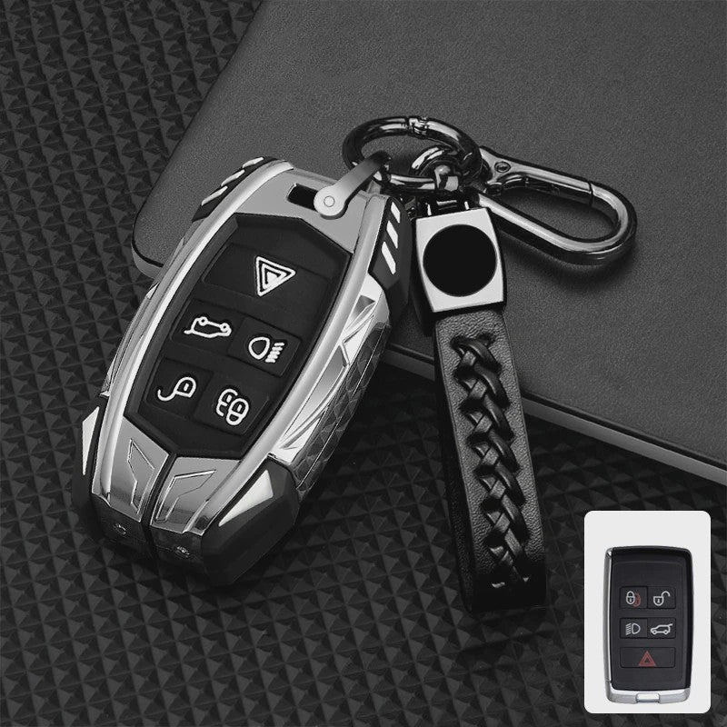Luxe Autosleutel Cover Hoesje voor Land Rover & Jaguar - Beschermend & Stijlvol