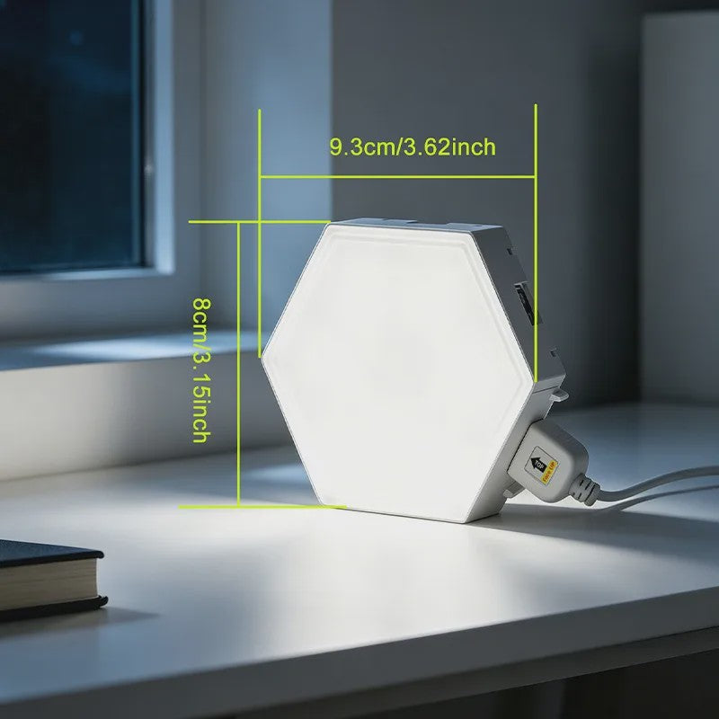 Modulaire Hexagon LED Wandlampen - Touch Control, Dimbare Sfeerverlichting