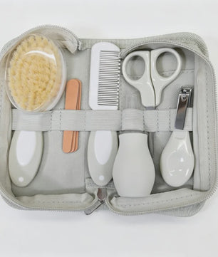 Baby Verzorgingsset 6-Delig: Inhalator, Nagelknipper, Borstel, Kam & Schaar
