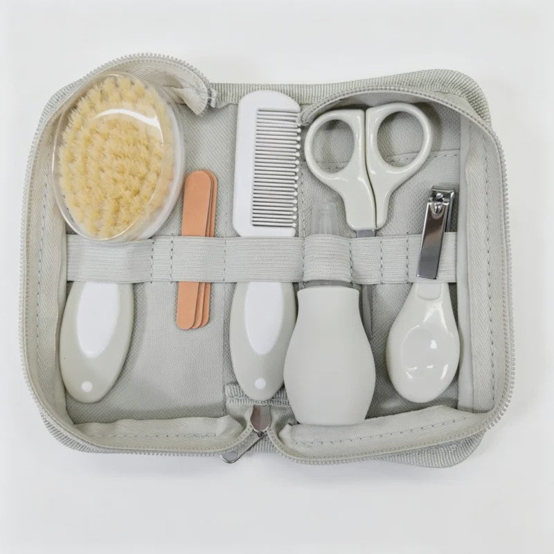 Baby Verzorgingsset 6-Delig: Inhalator, Nagelknipper, Borstel, Kam & Schaar