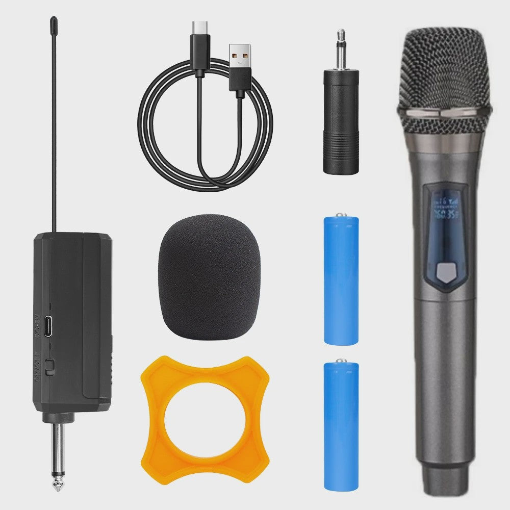 Draadloze UHF Microfoon Set - 2 Handheld Microfoons voor Karaoke, Feest, Presentatie & Vergadering