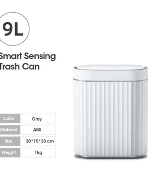 Sedia Smart Prullenbak (9 Liter) - Wit / Grijs