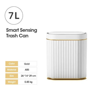 Sedia Smart Prullenbak (7 Liter) - Wit / Goud