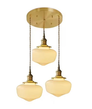 Japanse Glazen Hanglamp – Minimalistisch Nordic Design – LED E27 – Verstelbaar Snoer 200 cm – Sfeervolle Interieurverlichting