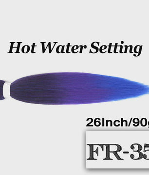 Pre-stretched Braiding Hair 26 Inch - Synthetische Haarverlengingen voor Crochet Braids in Kleuren