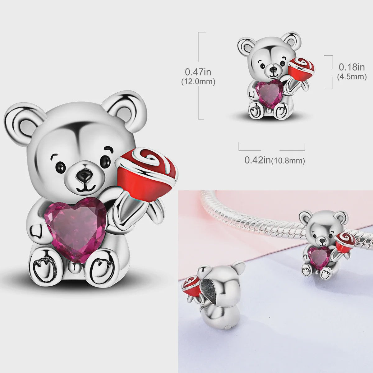 925 Sterling Zilveren Bedel: Vlinder & Vuurvliegje - DIY Sieraden voor Armband & Ketting