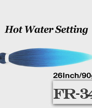 Pre-stretched Braiding Hair 26 Inch - Synthetische Haarverlengingen voor Crochet Braids in Kleuren